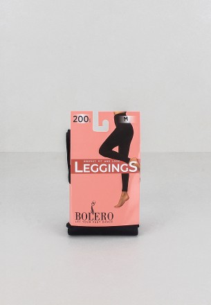 Bolero Women 200 Denier Leggings 1 Pack Black