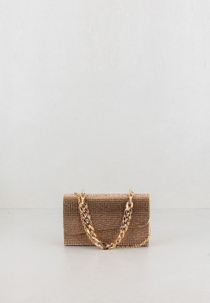 Lararossi Women Crossbody Bag Gold