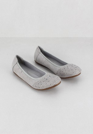 Lararossi Women Flat Shoes Gray