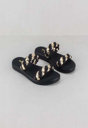 Lararossi Women Slippers Black