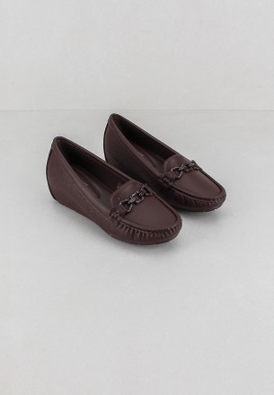 Lararossi Women Slip Ons Coffee