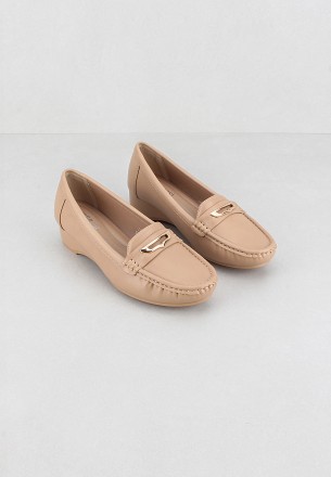 Lararossi Women Slip Ons Khaki