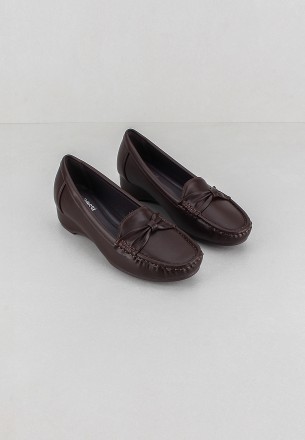 Lararossi Women Slip Ons Coffee