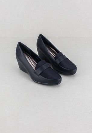 Lararossi Women Slip Ons Navy