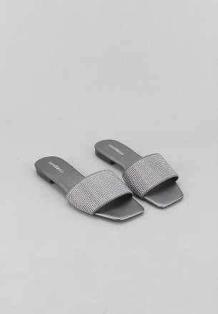 Lararossi Women's Slippers Silver