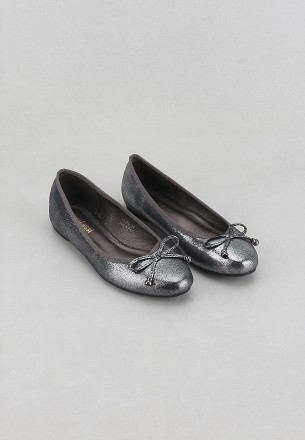 Lararossi Women's Flat Shoes Silver