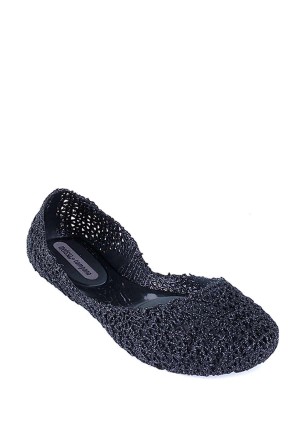 Melissa Women's Campana Paple Flat Shoes Black