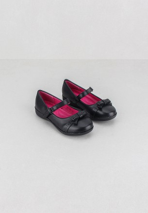 Meran Girls Slip Ons Black