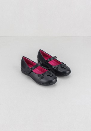 Meran Girls Slip Ons Black