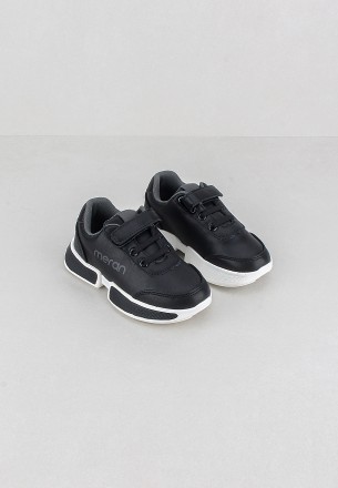 Meran Boys Casual Shoes Black