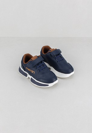 Meran Boys Casual Shoes Navy