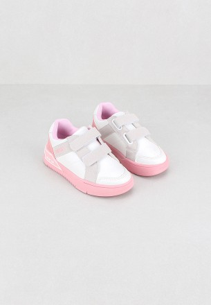 Meran Girls Casual Shoes White