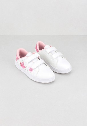 Meran Girls Slip Ons Pink