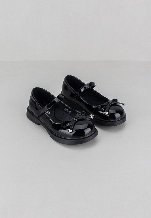 Meran Girls Slip Ons Black