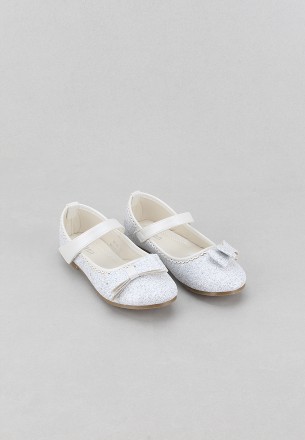حذاء ميران فلات للأطفال أبيض