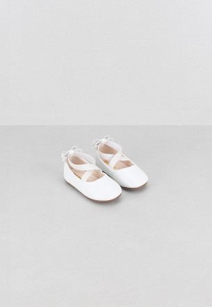 Meran Infant Flat Shoes White