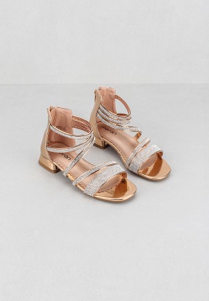 Meran Girls Sandal Champagne