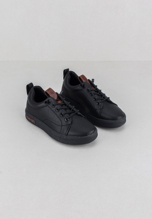 Meran Boys Casual Shoes Black