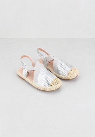 Meran Girls Sandal Silver