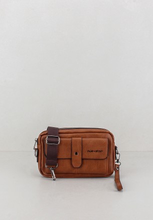 Neustar Men Crossbody Bags Dark Brown