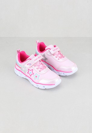 Neustar Girls Casual Light Up Shoes Light Pink