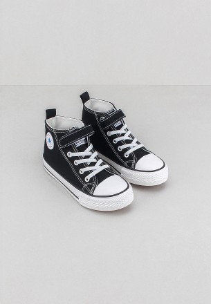 Neustar Boys Sneakers Black White