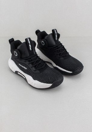 Neustar Men Basketball Shoes Black White