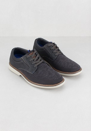 Nuun Bush Men Otto Knit PT Casual Shoes Dark Gray