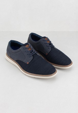 Nuun Bush Men Chase Knit PTO Casual Shoes Navy