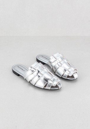 Piccadilly Women Slippers Silver