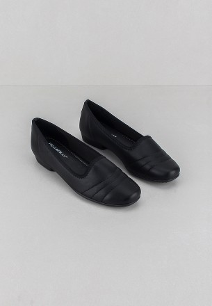 Piccadilly Women Slip Ons Black