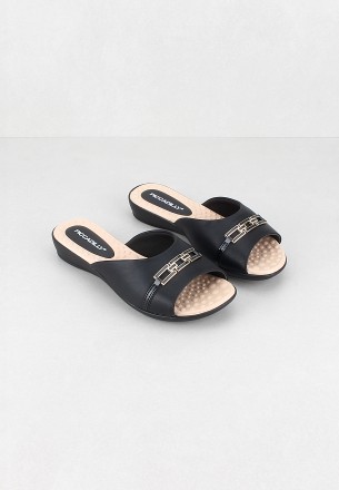 Piccadilly Women Slippers Black