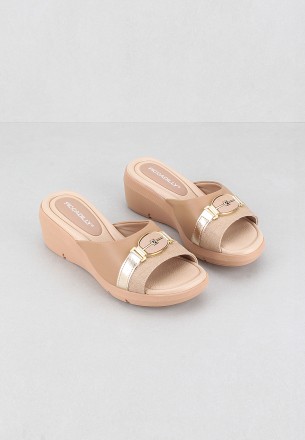 Piccadilly Women Slippers Light Brown