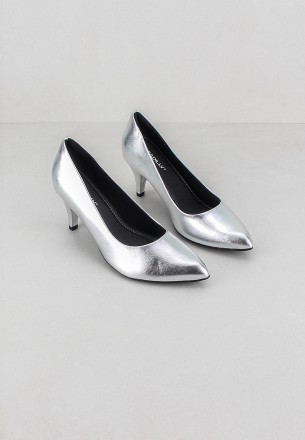 Piccadilly Women Heels Silver