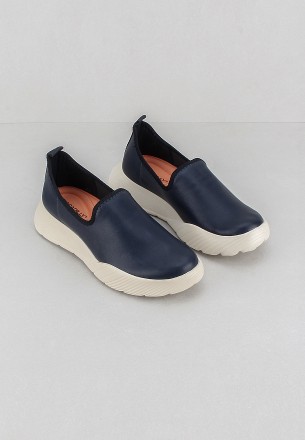 Piccadilly Women Slip Ons Navy