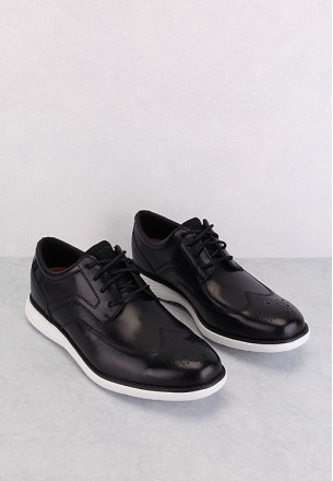 Rockport Men's Garett Wingtip Shoes Black