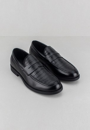 Streetwalk Men Slip Ons Black