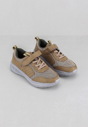 Walkmat Boys Casual Shoes Khaki