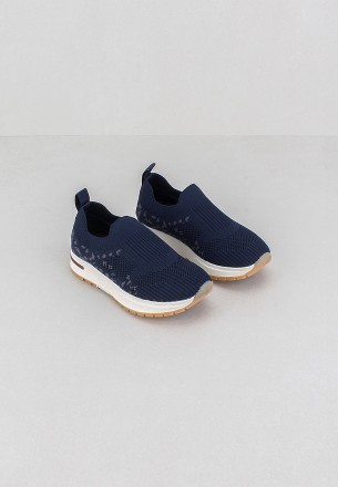 Walkmat Boys Slip Ons Navy