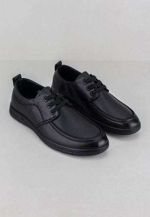 Walkmat Men Lace Ups Black