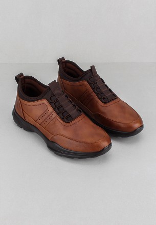 Walkmat Men Casual Shoes Dark Brown