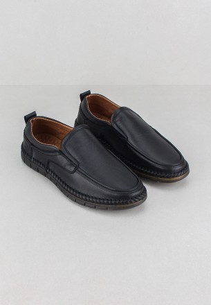 Walkmat Men Slip Ons Black