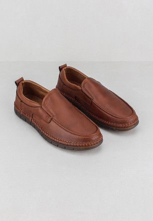 Walkmat Men Slip Ons Brown