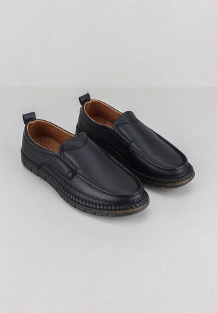 Walkmat Men Slip Ons Black