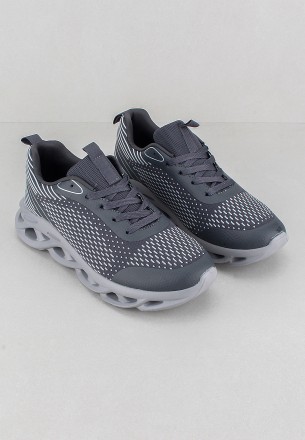 Walkmat Men Sport Shoes Dark Gray