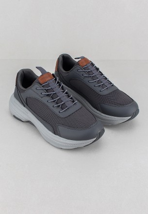 Walkmat Men Casual Shoes Dark Gray