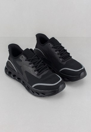 Walkmat Men Casual Shoes Black